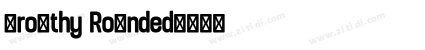 Grouthy Rounded字体转换